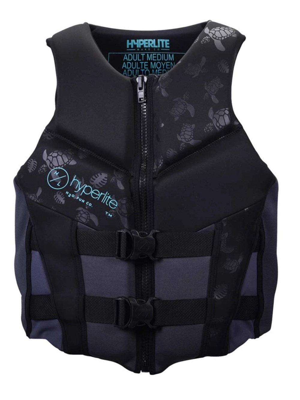 Hyperlite Women's Black Turtle Neoprene Life Vest